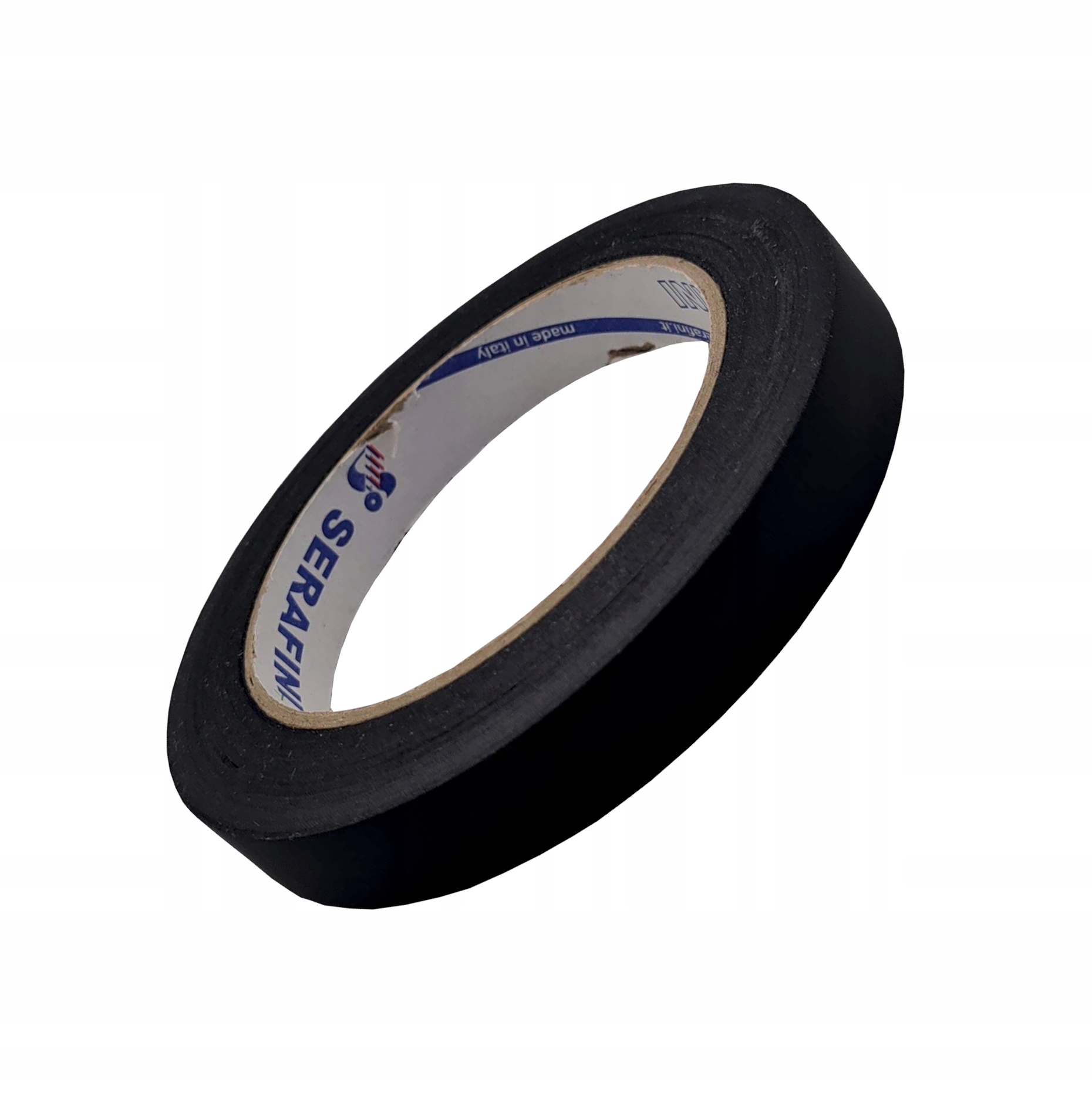 Poliestrowa taśma samoprzylepna 15mm czarna 50 mb