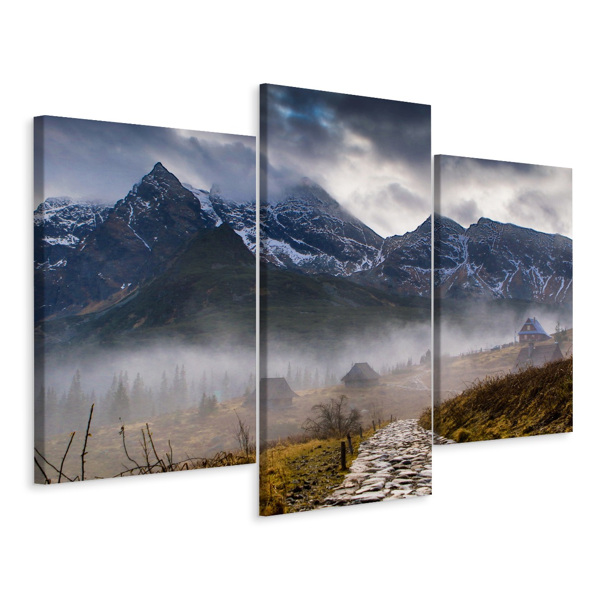 

Obraz Tryptyk Hala Gąsienicowa w Tatrach 90x60