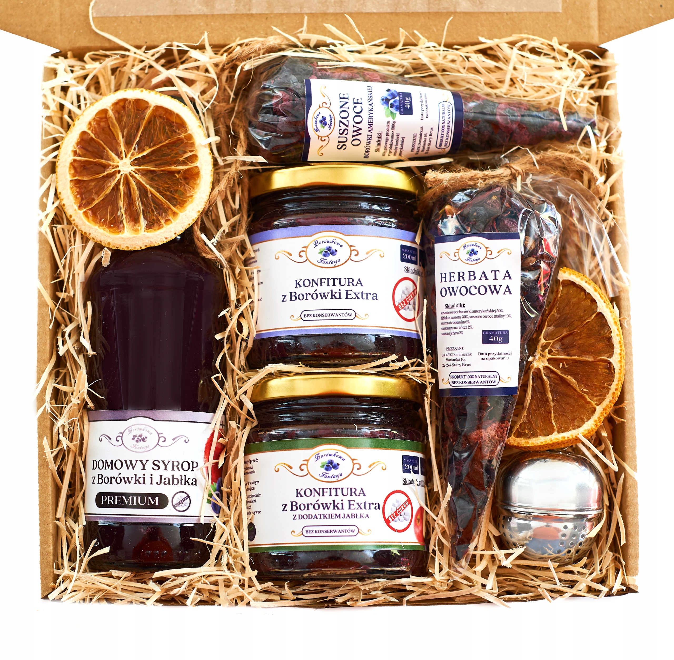 Zestaw Prezentowy, Bez Dodatku Cukru Naturalne Produkty Bez Konserwatów
