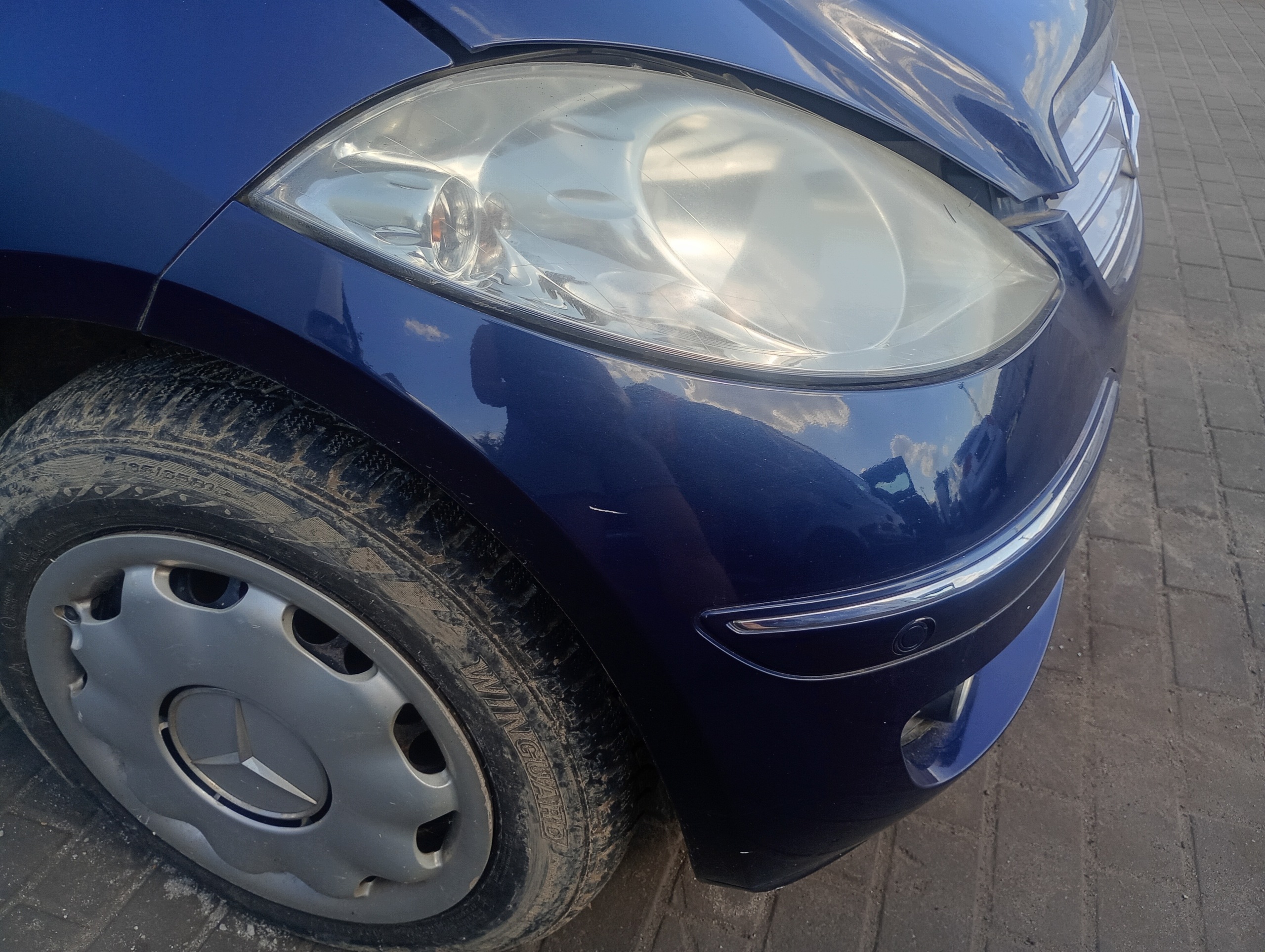 front bumper front Mercedes A-KLASA W169 04-12 kod lakieru 374