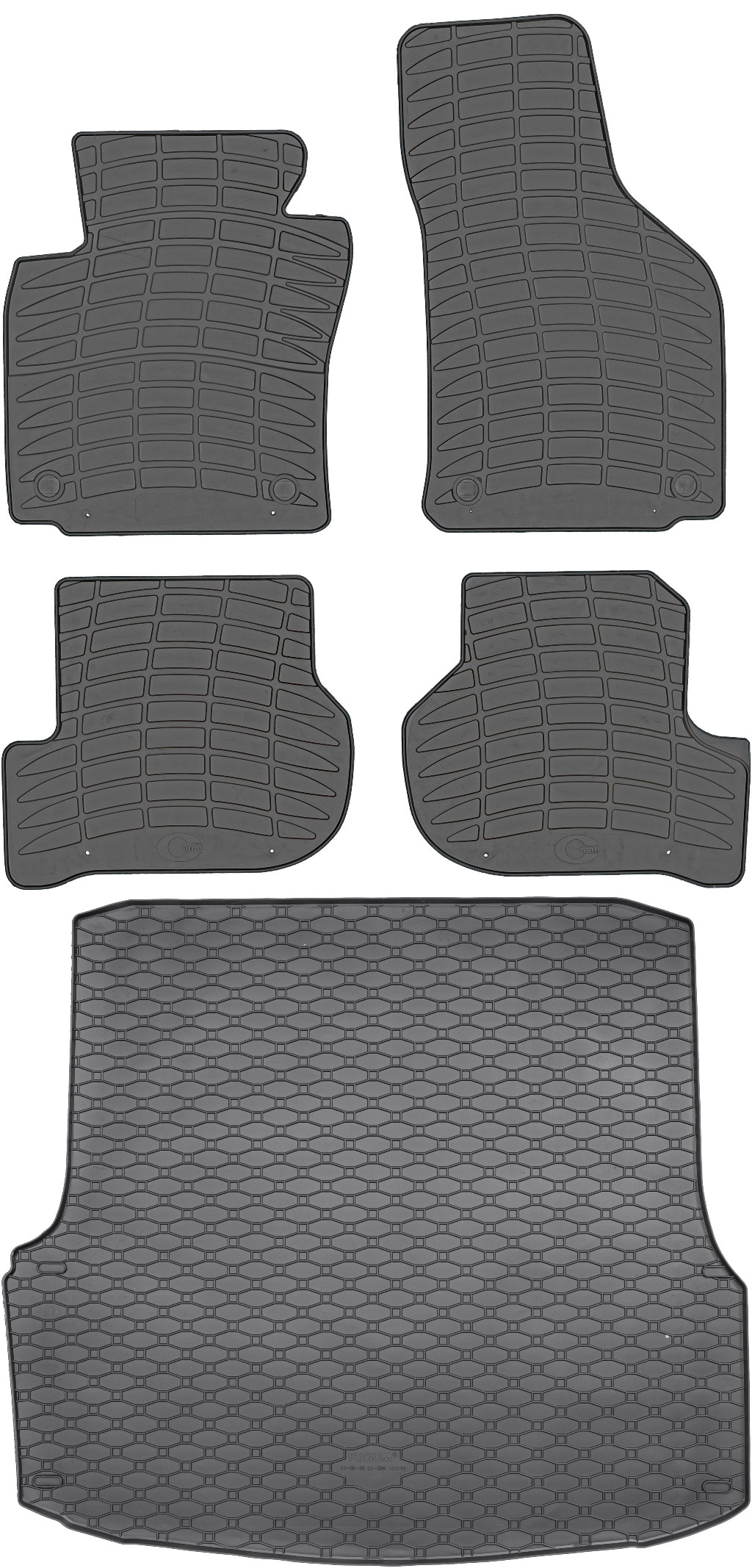 Škoda Octavia II Sedan 2004-2008 Sada Koberce batožinový priestor