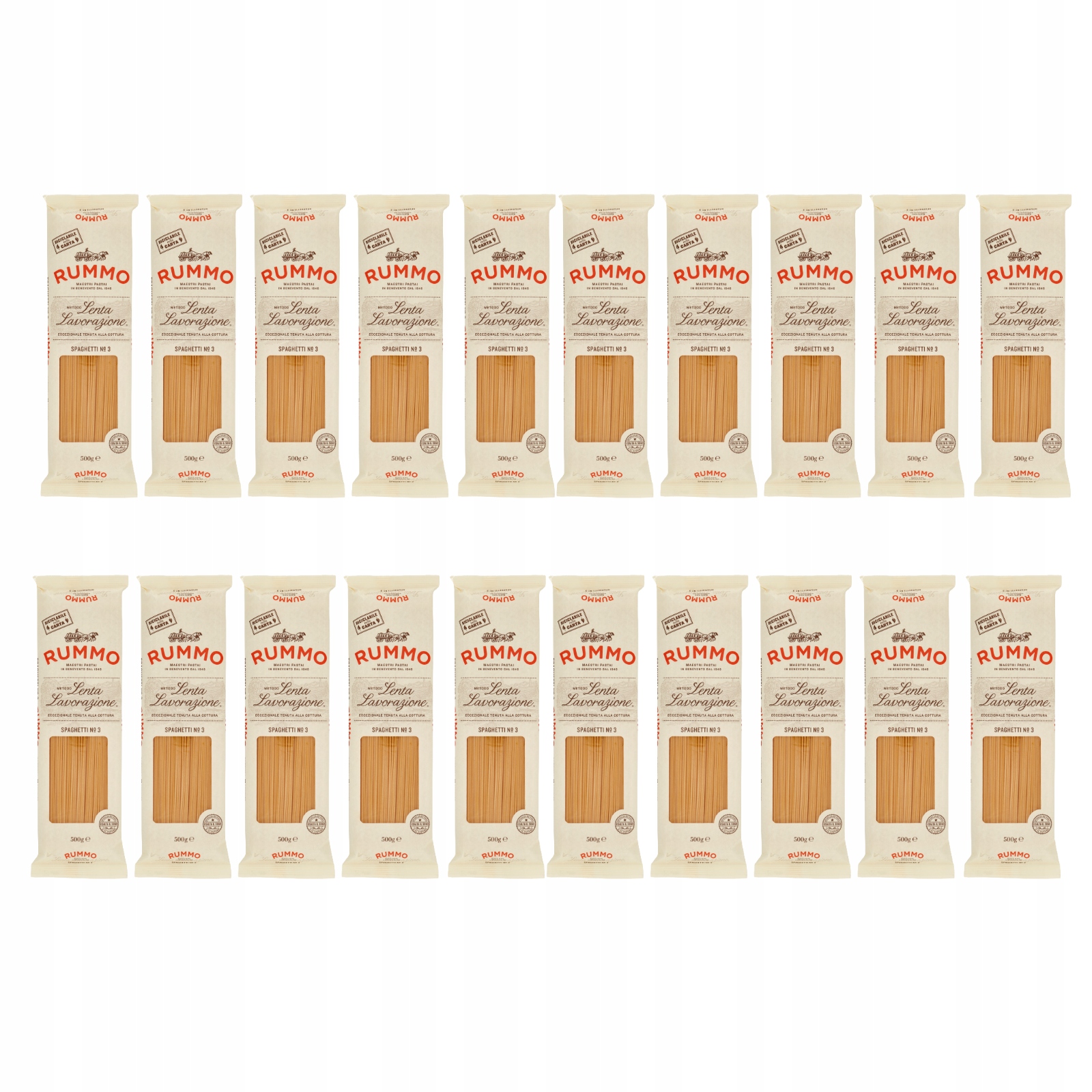 Těstoviny Mezzi Paccheri n. 152 500g Rummo Italský