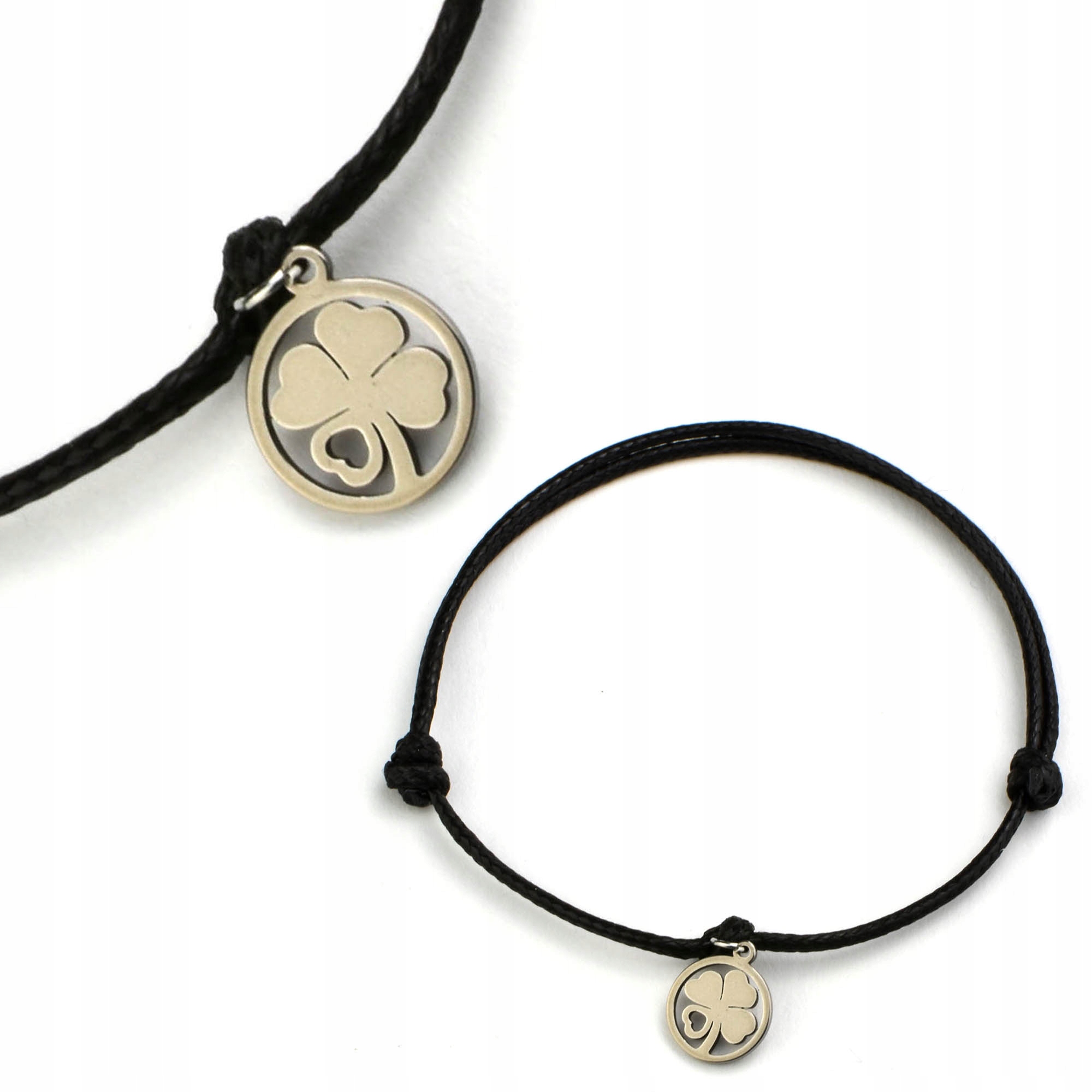 

Bransoletka Koniczynka Szczęścia Sznurkowa Kabała