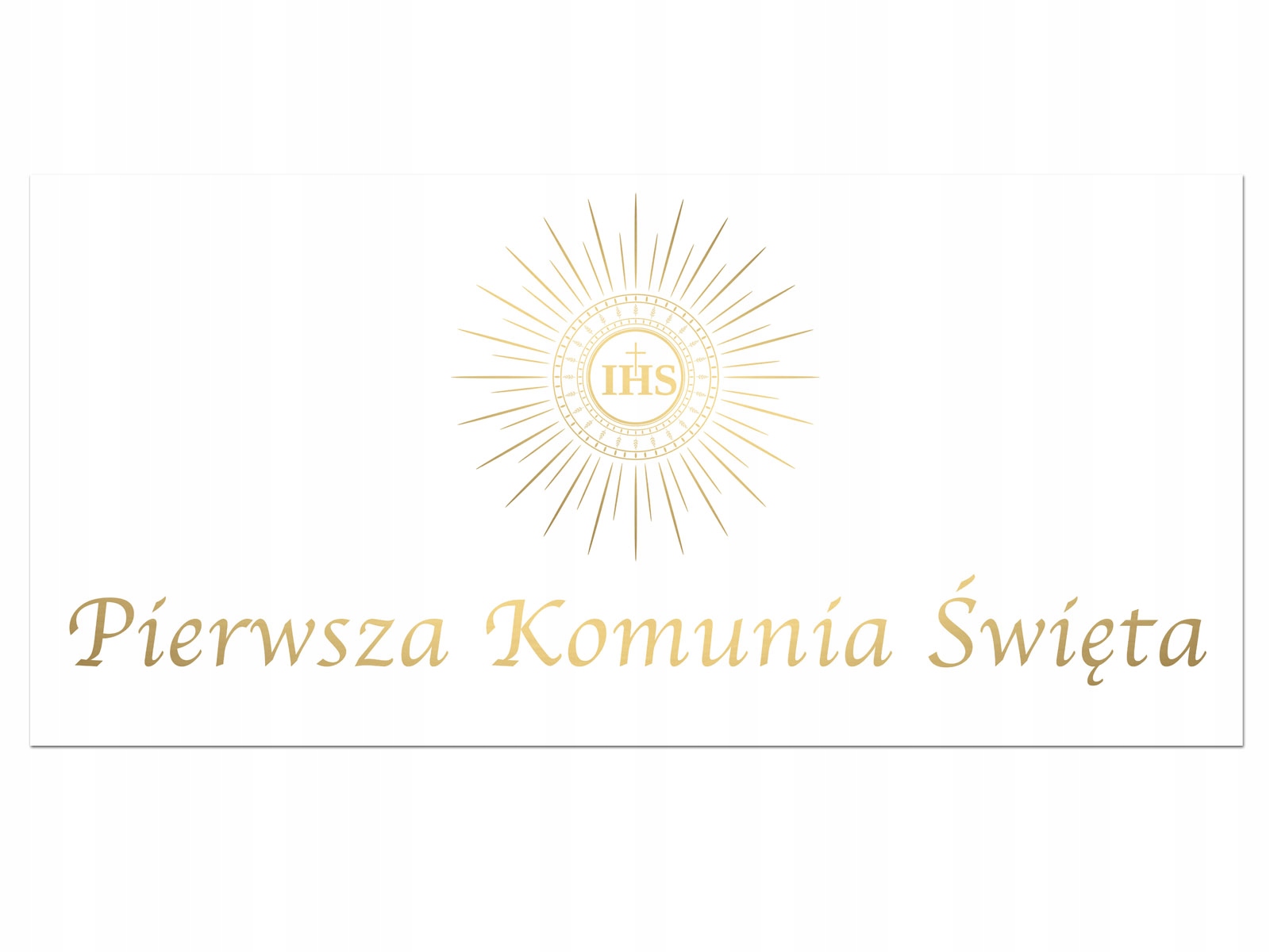 

Duży plakat komunijny 70x33cm I Komunia Święta