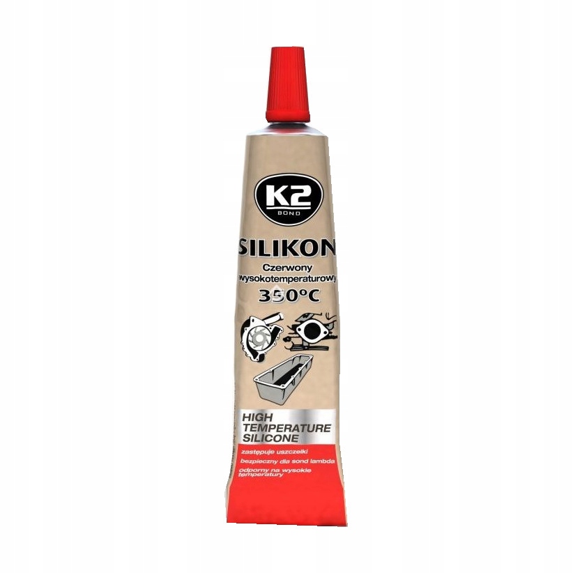 

K2 Silikon Czerwony 21G. B235N Silikon Wysokotempe