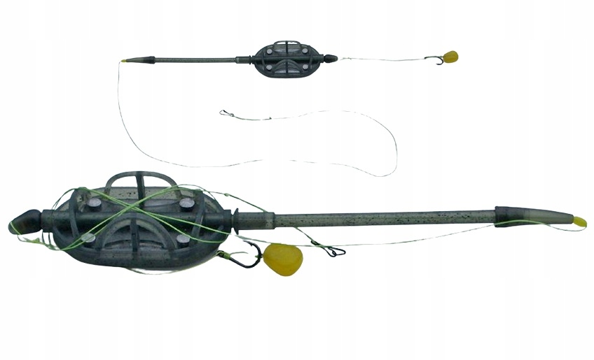 Koszyk Method Feeder Long 60 Gr 1 szt Hak 10 Przypon +kukurydza