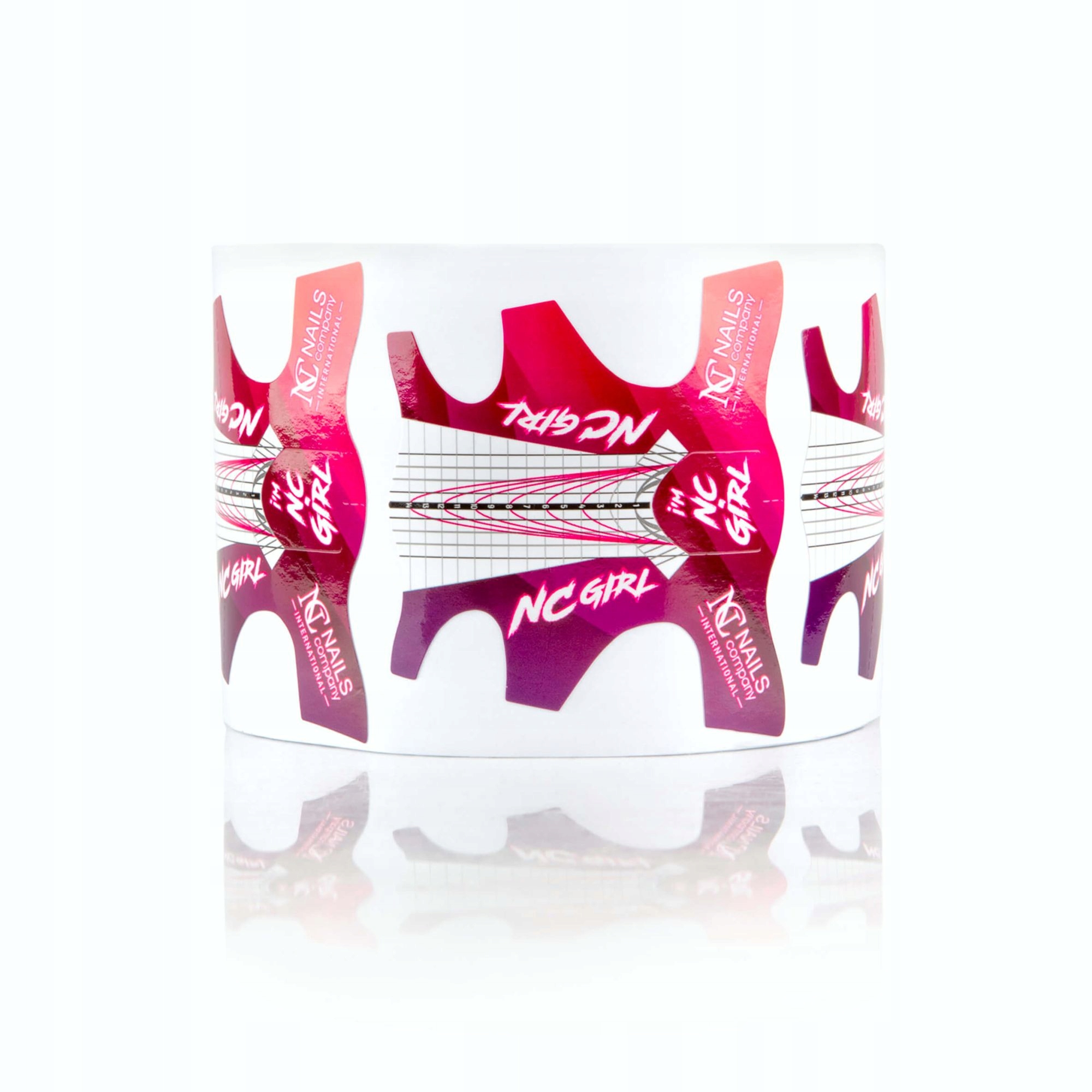 Nails Company Dual Pink formy na prodloužení nehtů 500 ks