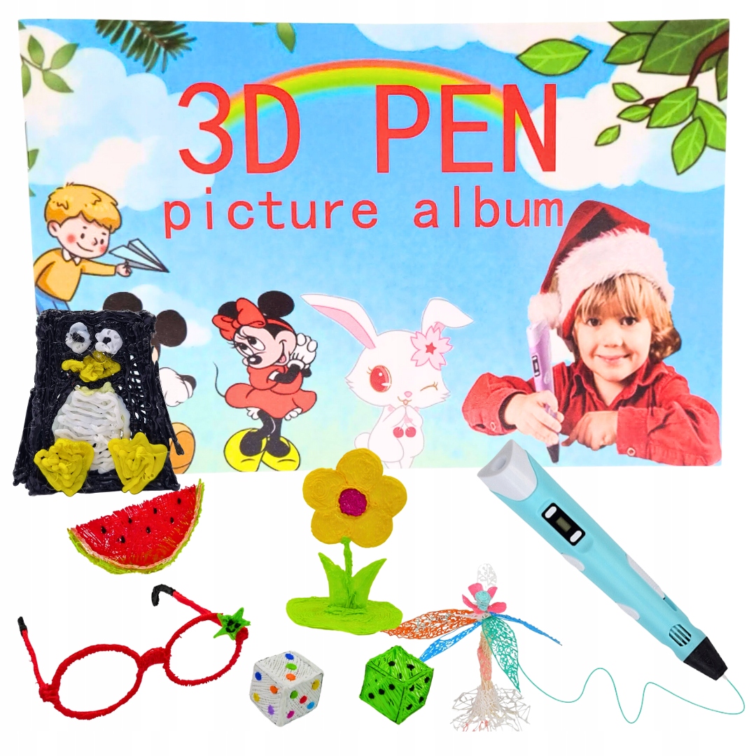 

Książka Z Szablonami Do Długopisu 3D Dla Dzieci