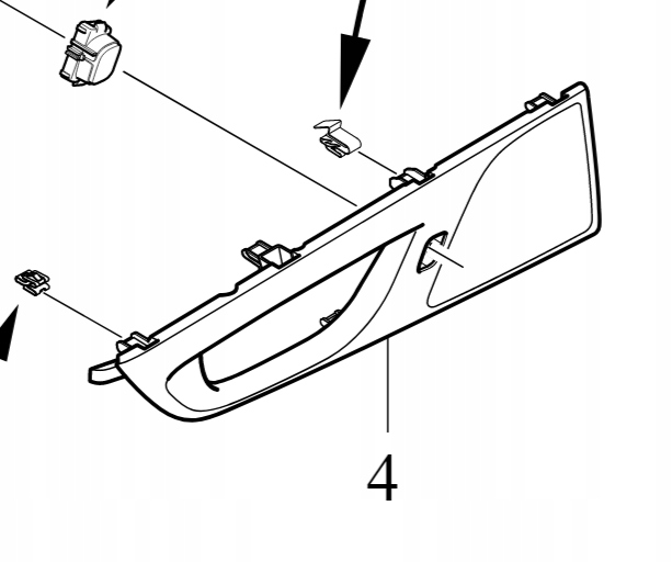 Volvo S60 III V60 II zadní levý panel dveří Bowers Wilkins 31490188