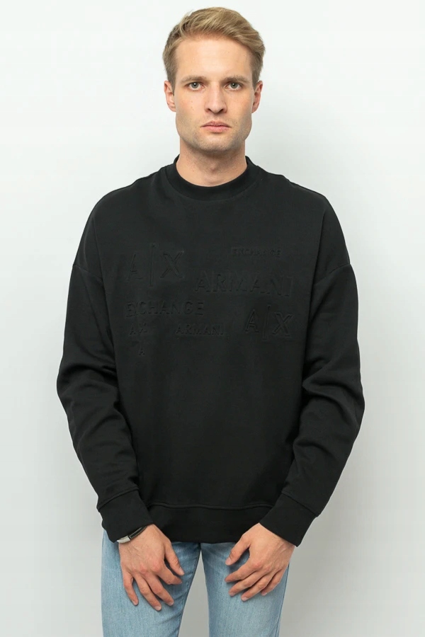 Pánská mikina Armani Exchange 6RZMAC Zjmaz černá M