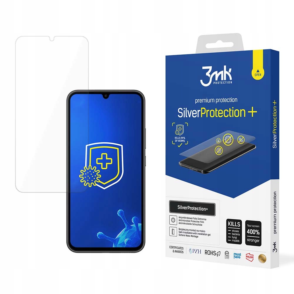 

Folia ochrona na Samsung Galaxy A34 5G 3mk Silver+