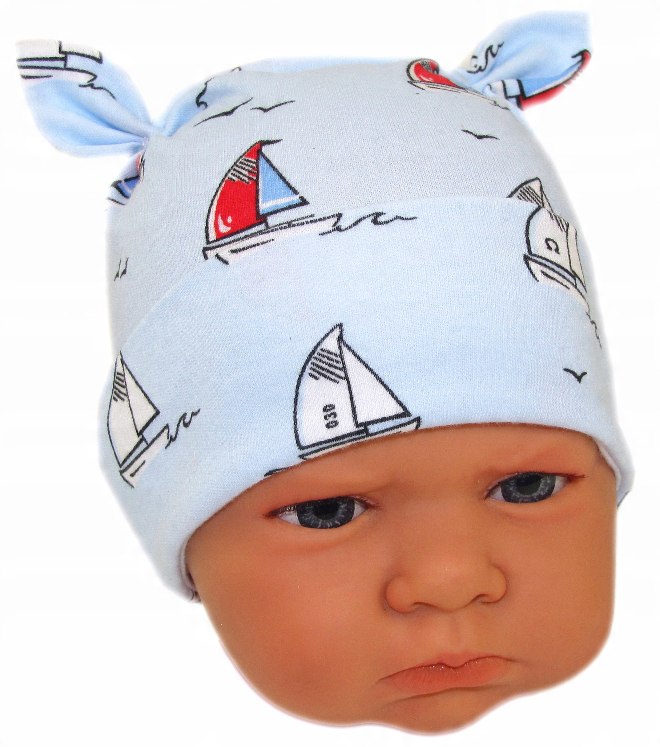 

Czapka Niemowlęca Niewiązana 38-40cm Marine /72/