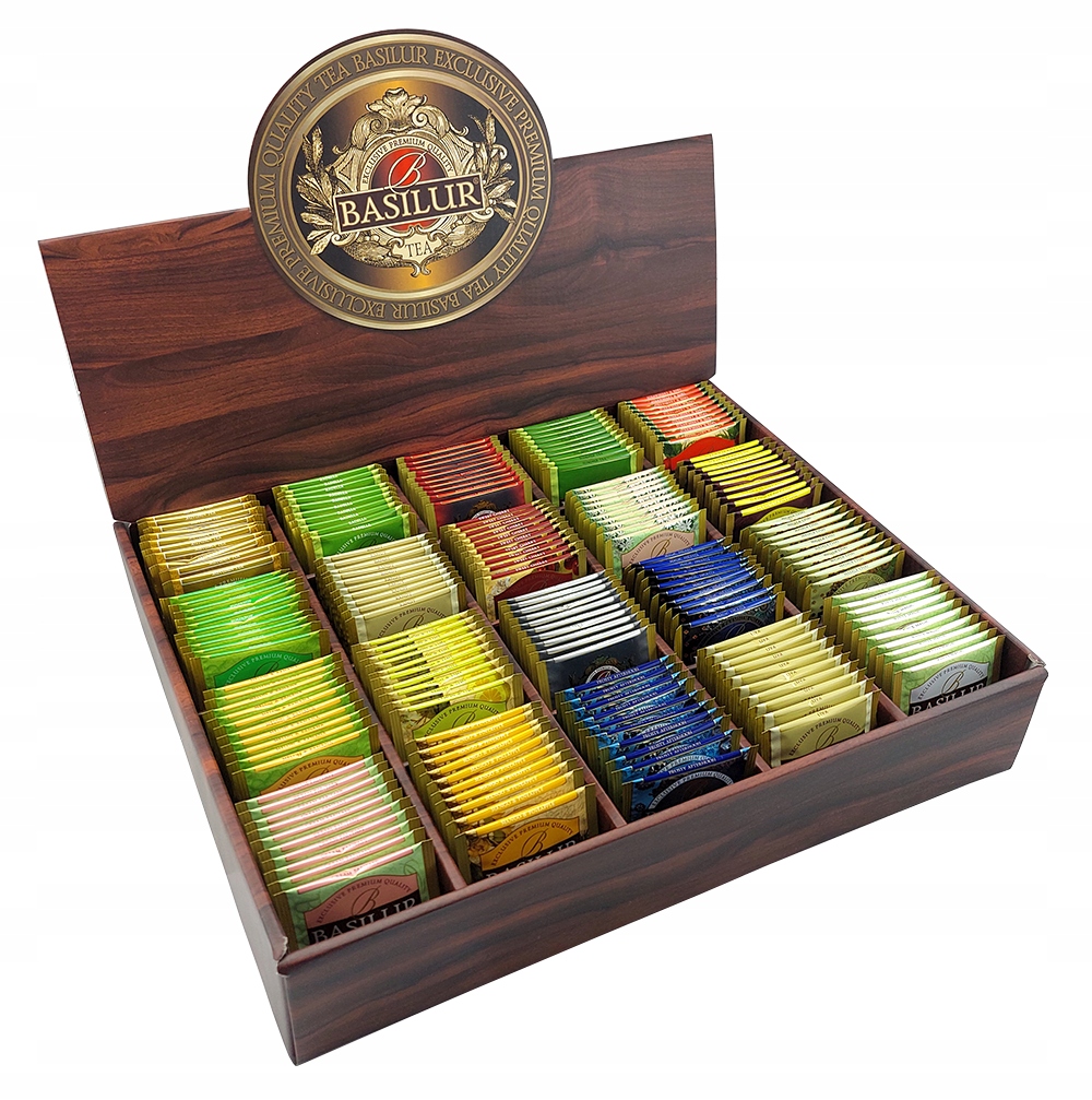 Levně 20 Příchutí expozice Dárek – Sada čajů The Best Of Basilur – 200 ks