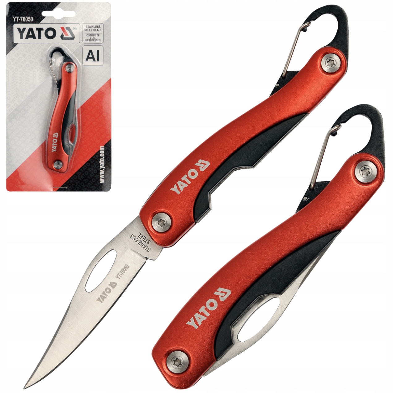 NÓŻ SKŁADANY SCYZORYK KLIPS METALOWY UNIWERSALNY