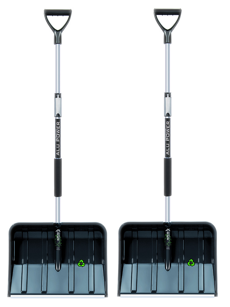 2X Teleskopická Lopata Na Sníh Shrnovač ILT50TSC 160 CM Kovová Hrana