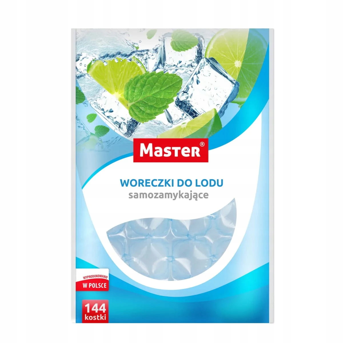 

Woreczki worki lód kostek lodu Master 144 kostki