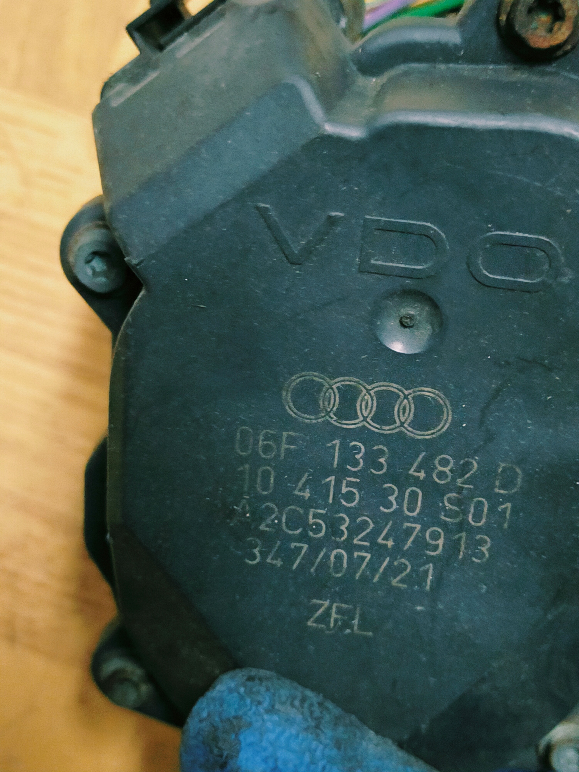 Régulateur KLAP 06F133482D AUDI 2.0 TFSI 08R