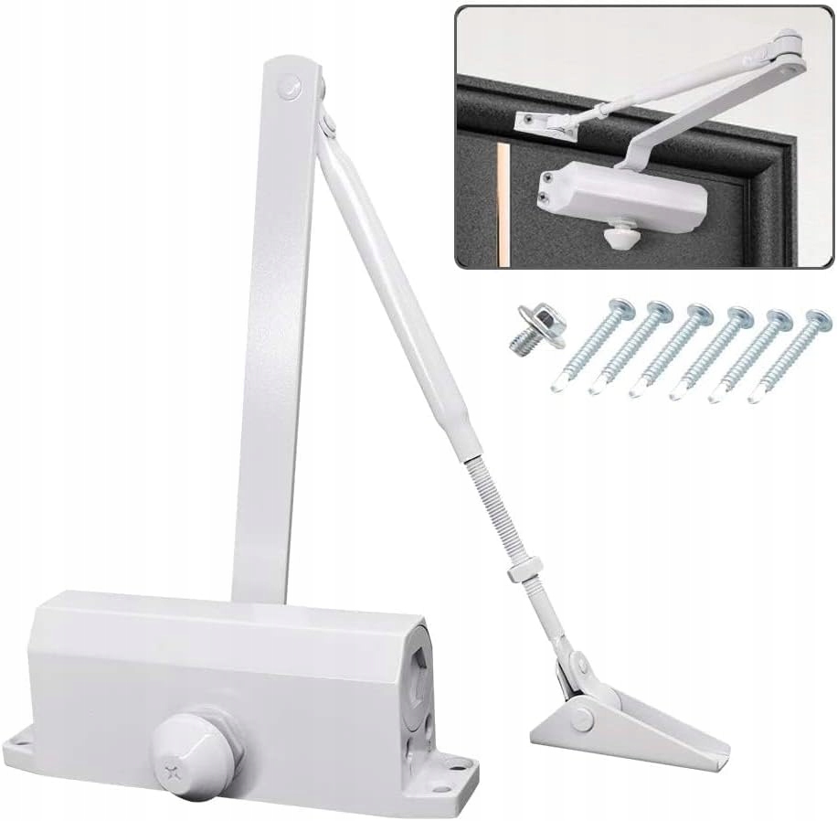 Samozamykacz drzwi automatyczny hydrauliczny sprężynowy 40-65 kg