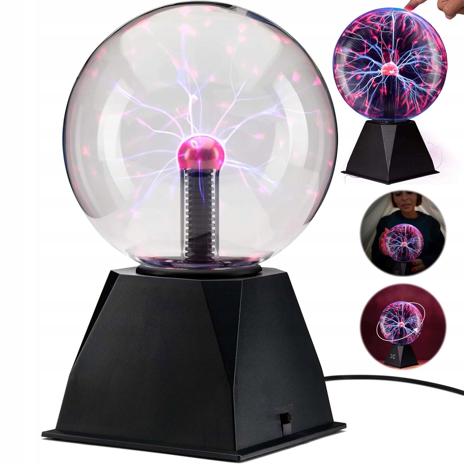 Kouzelná Koule Plazmová Lampa Skleněná Vzdělávací Lampa Fyzika Dotykem