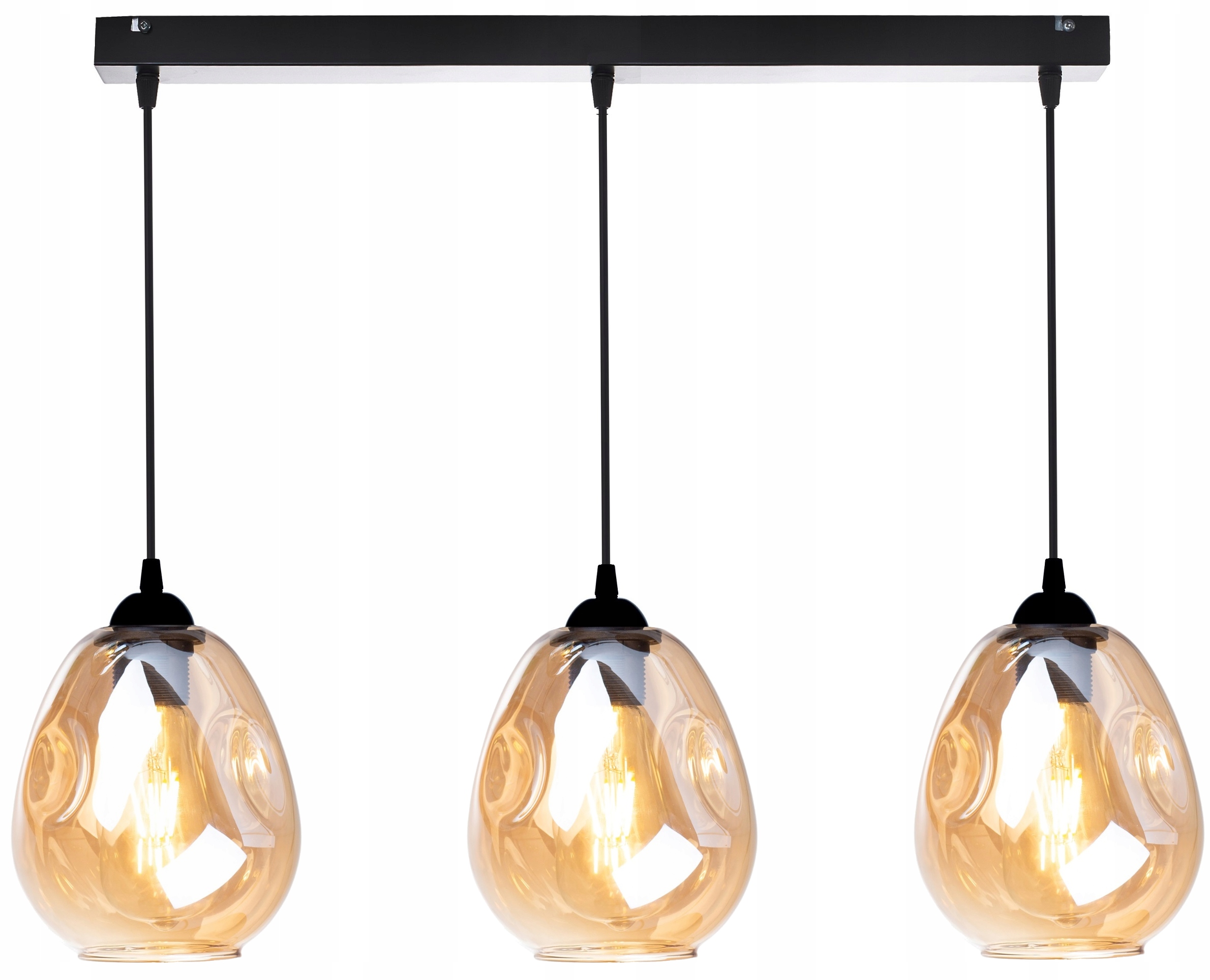 

Lampa Wisząca Sufitowa Żyrandol Plafon Led Szkło