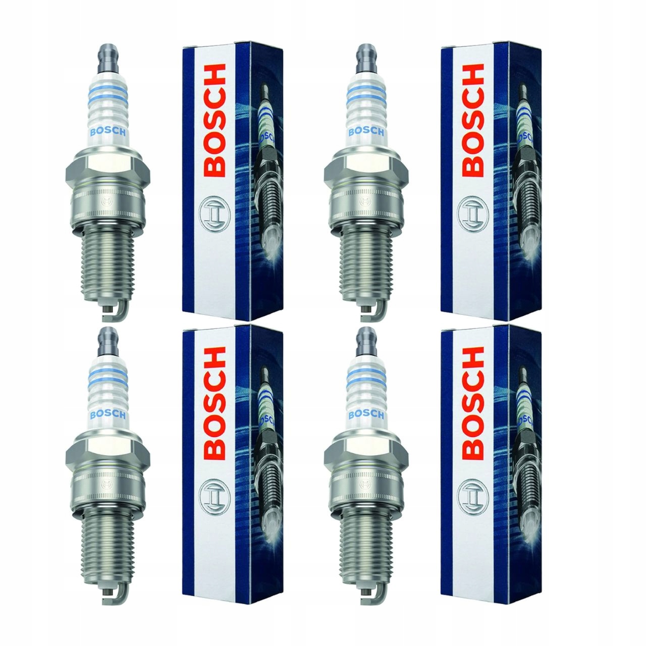 4x СВІЧКИ ОБПЛЕТЕННЯ BOSCH 0242240592 VW AUDI OPEL FORD RENAULT SUBARU VOLVO