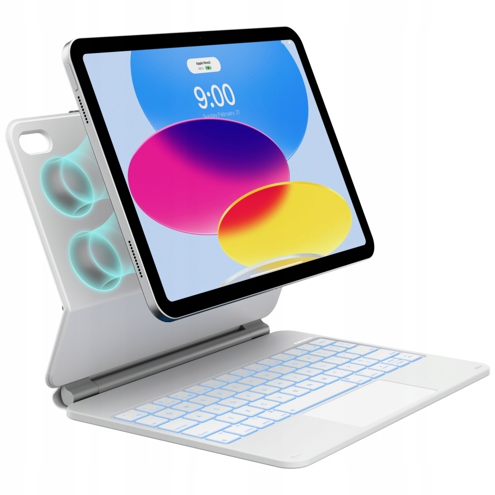 Puzdro typu Edge s klávesnicou pre iPad 11" (A16) 2025 iPad 10.9" 2022