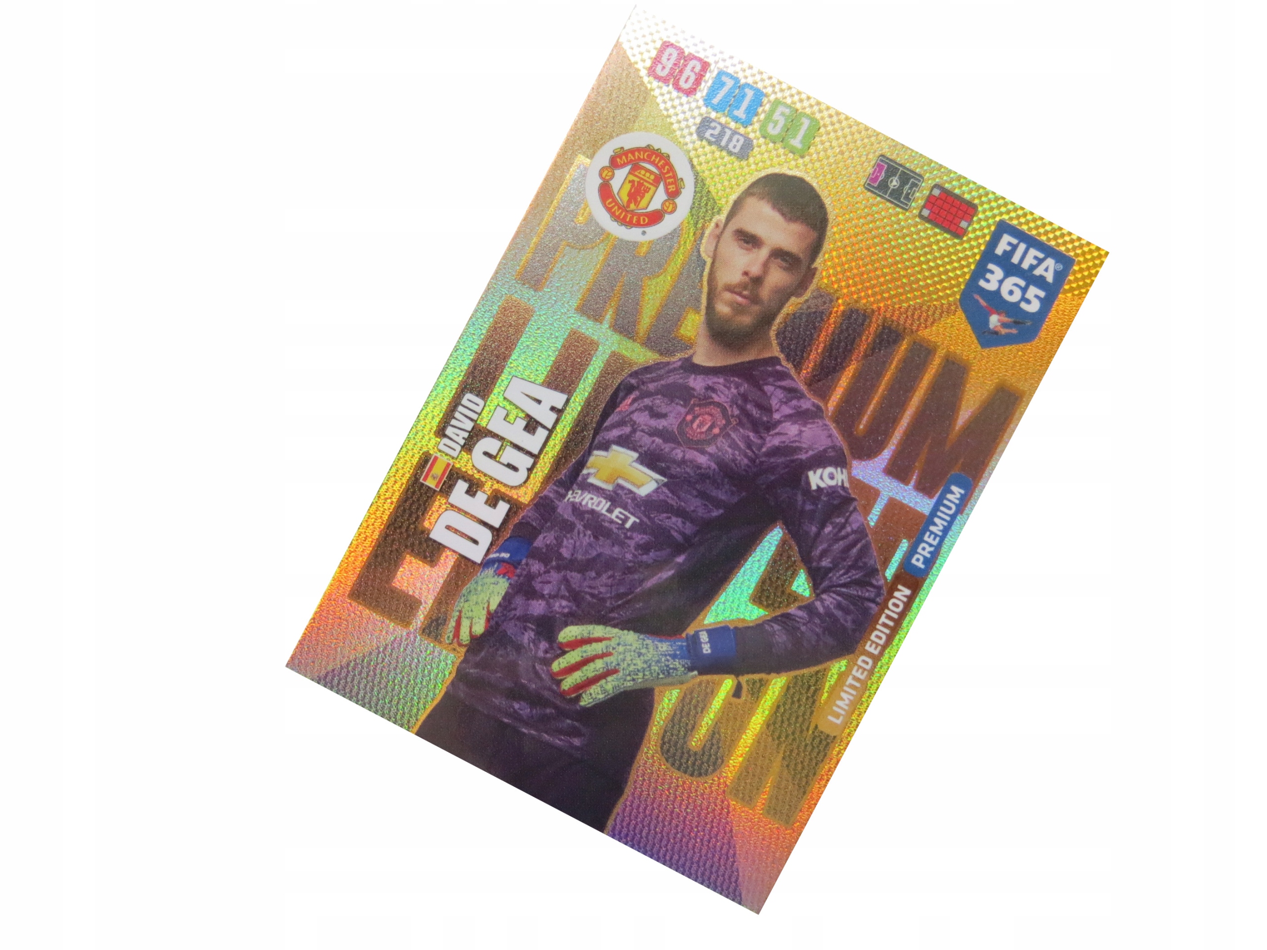 Panini Fifa 365 2020 Karty Piłkarskie Premium Limited De Gea Manchester Utd