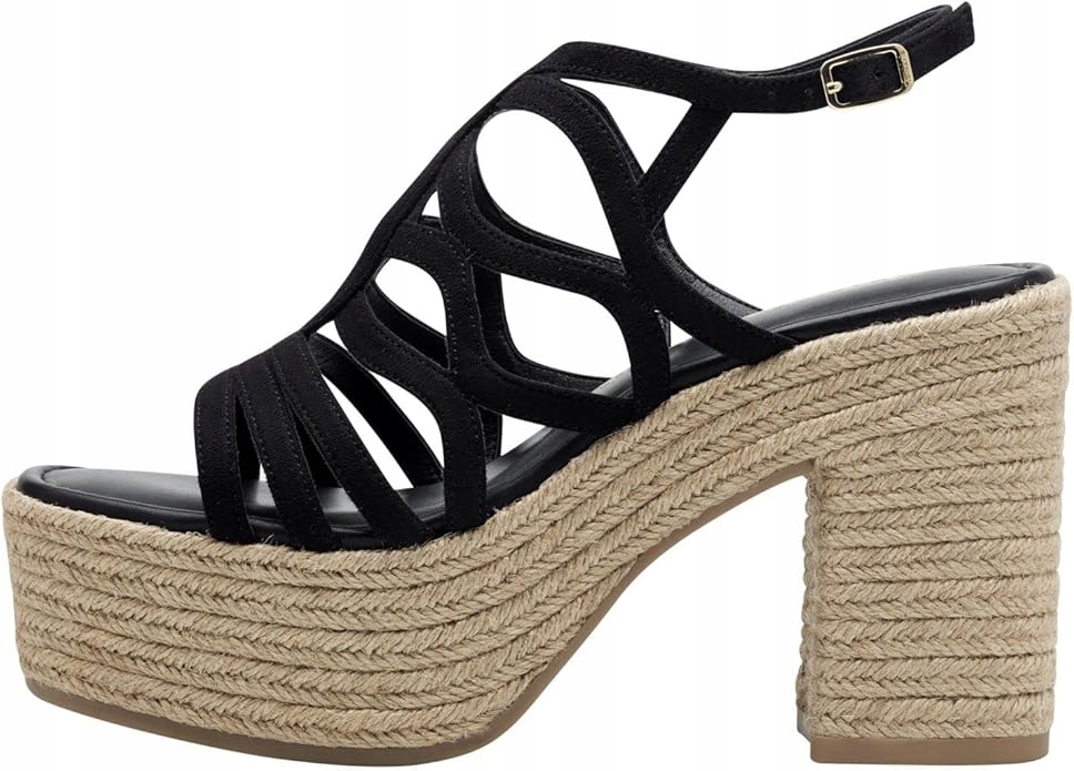 Tamaris Sandály Na Podpatku Se Šněrováním, Černé, Velikost 39