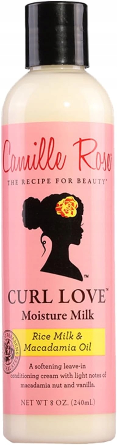 Camille Rose Hydratační mléko Curl Love 240 ml Bez oplachování Organické
