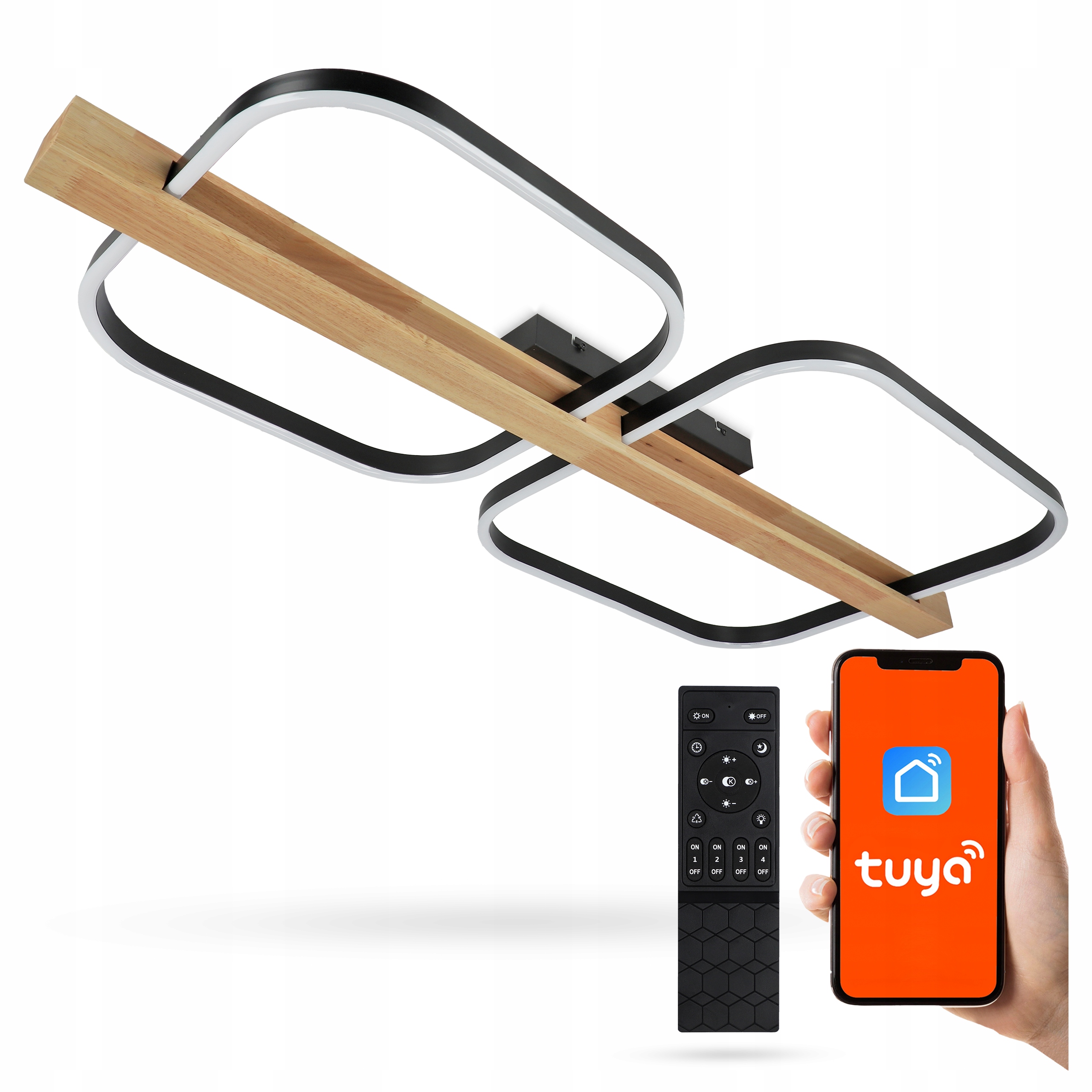 stropní svítidlo Led Stropní Svítidlo Nástěnný Tuya Aplikace pro telefon Dálkový Ovladač 60W