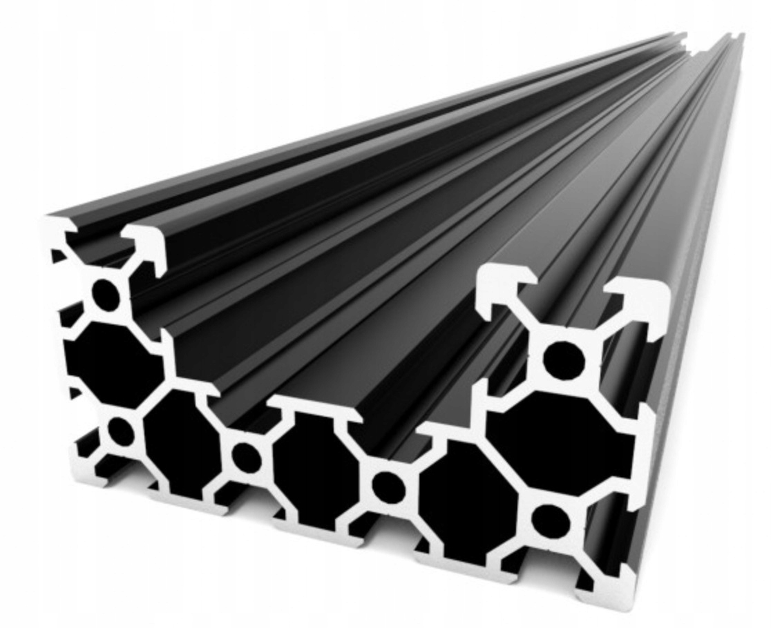 Profil aluminiowy V-slot C-beam 100cm czarny d