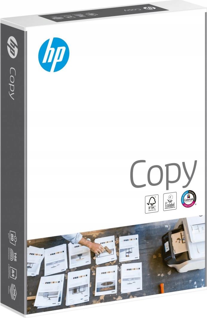 

Papier ksero Hp Copy, A4, 500 ark,kl. C, 80