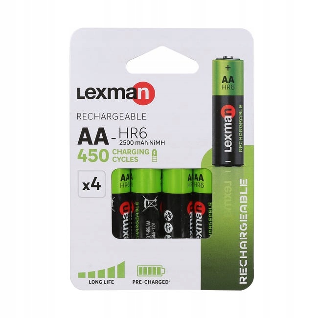 Aku Lexman L2 Hr6 Aa 2500Mah 4 szt