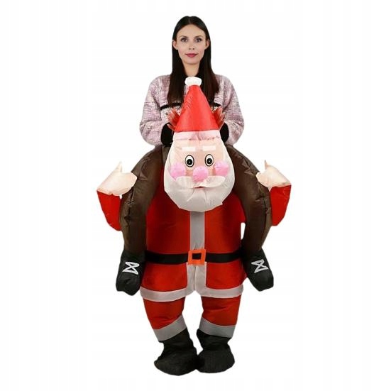 Nafukovací kostým Santa Claus Vánoce