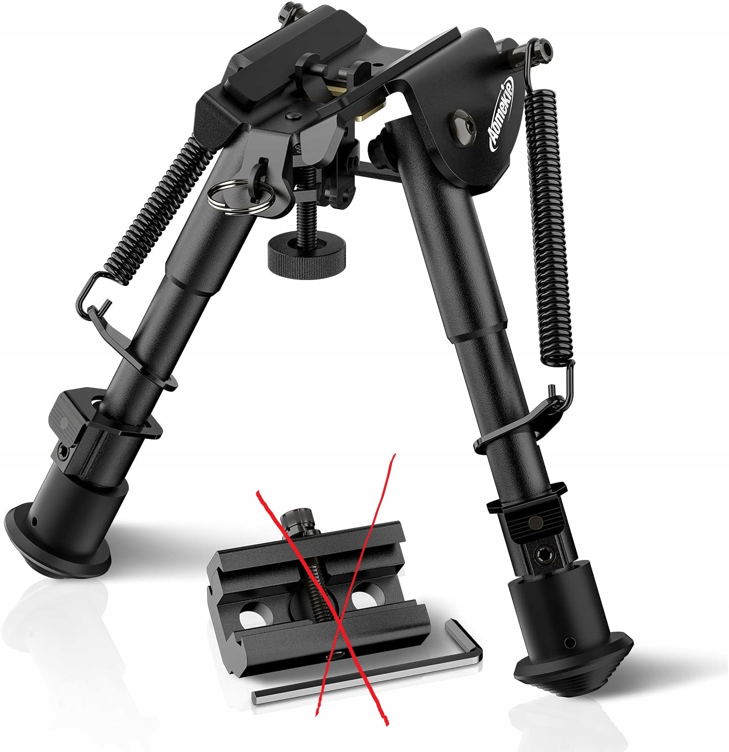 Dwójnóg myśliwski bipod Aomekie 6-9" taktyczny airsoft regulowany sprężynow