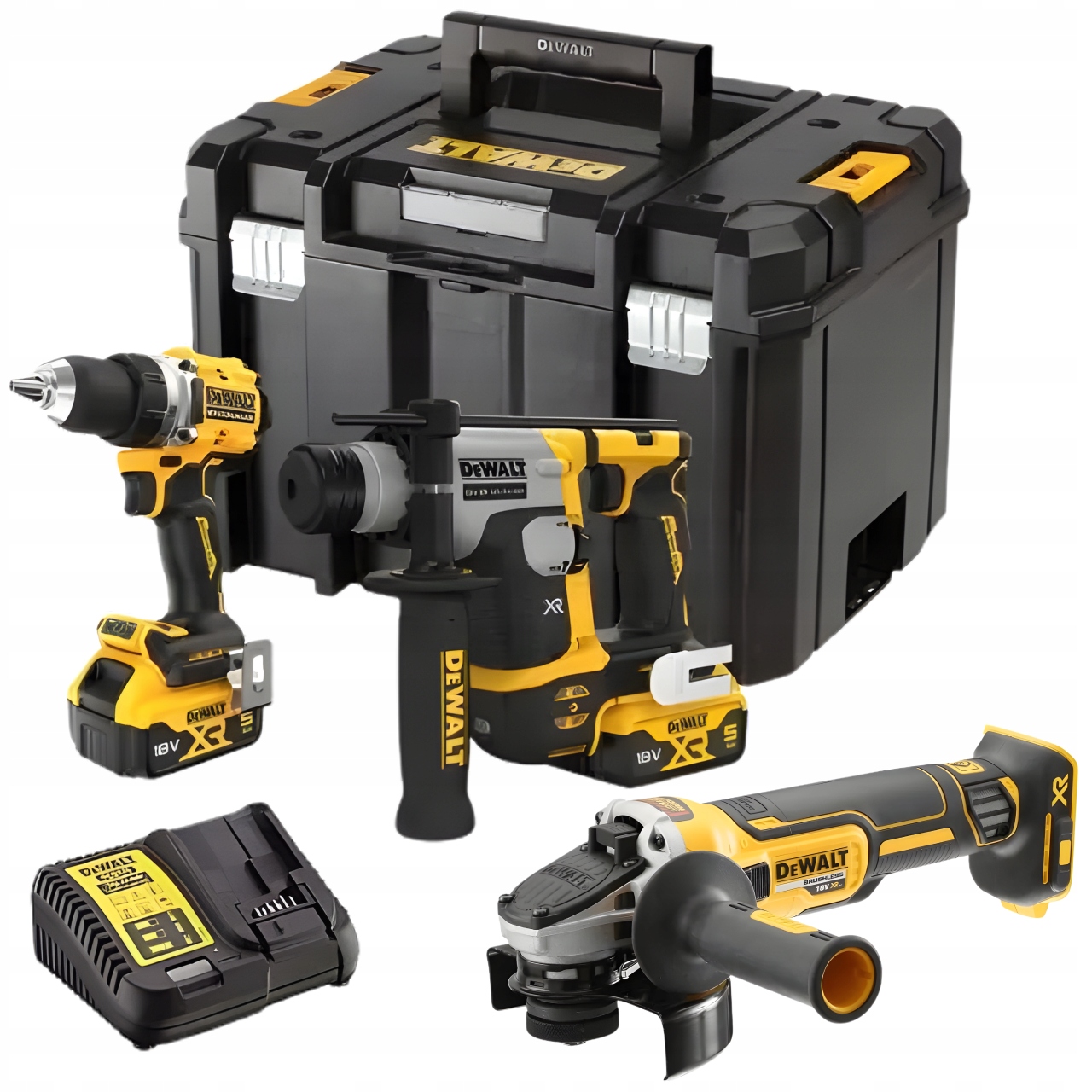 Zestaw Elektronarzędzi Akumulatorowych Dewalt 2 Aku 5 Ah Walizka