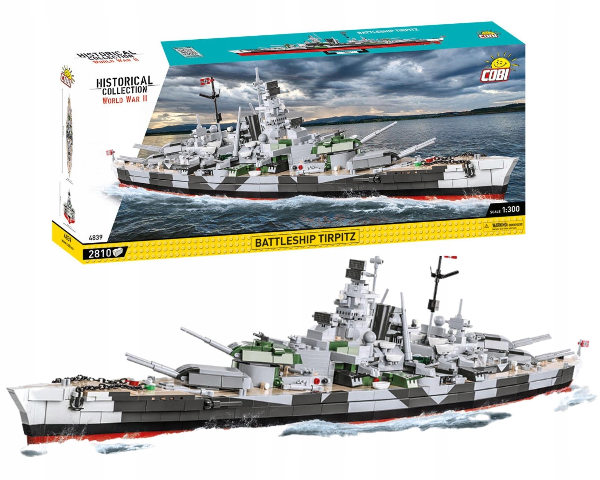 

Cobi 4839 Klocki Okręt Statek Bettle Ship Tirpitz