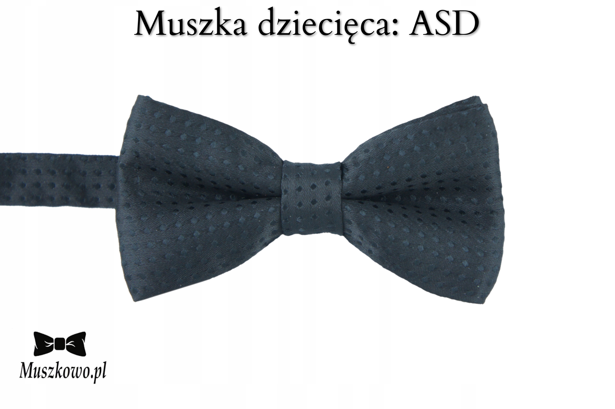 Szelki i muszka dla chłopca EMOTY UŚMIECHY BUŹKI Kolor czarny