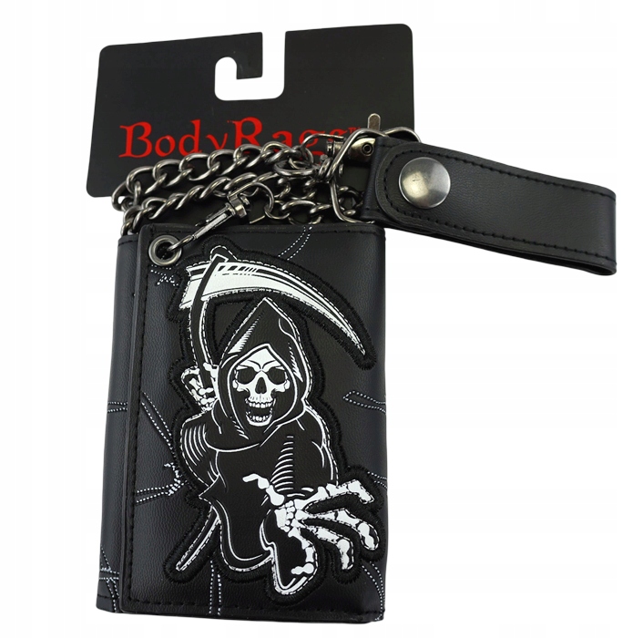 Pánská peněženka pro mládež Svislý řetěz Zapínání Synové anarchie Výšivka