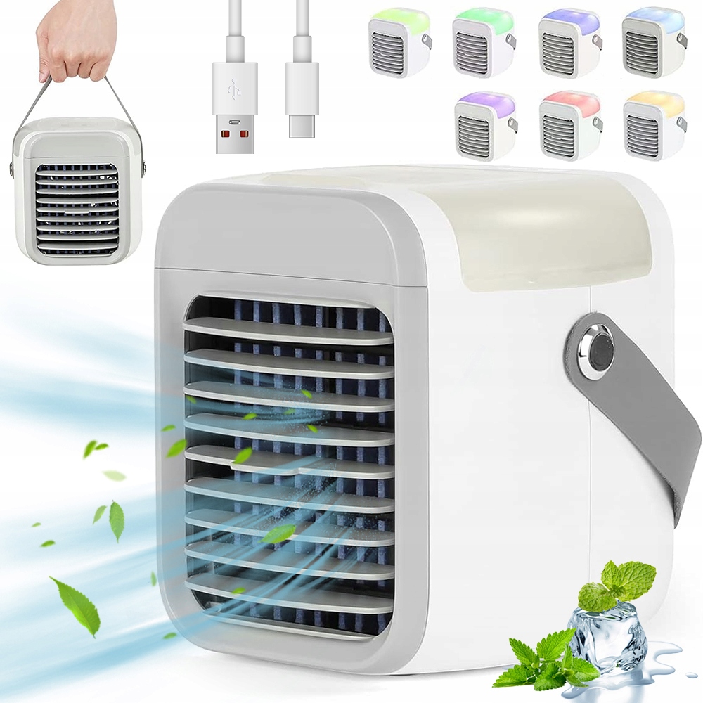 Mini Na Vodu Zvlhčovač Klimatizace Přenosný Mini Klimatizace Cooler Větrník 3Běh