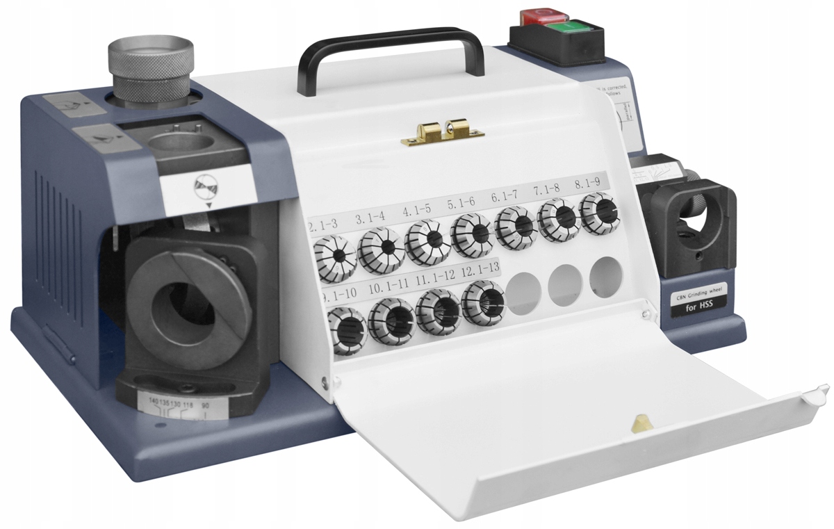 13mm SZLIFIERKA OSTRZARKA OSTRZAŁKA WIERTEŁ SPIRALNYCH 2-13 mm + PODCIĘCIE