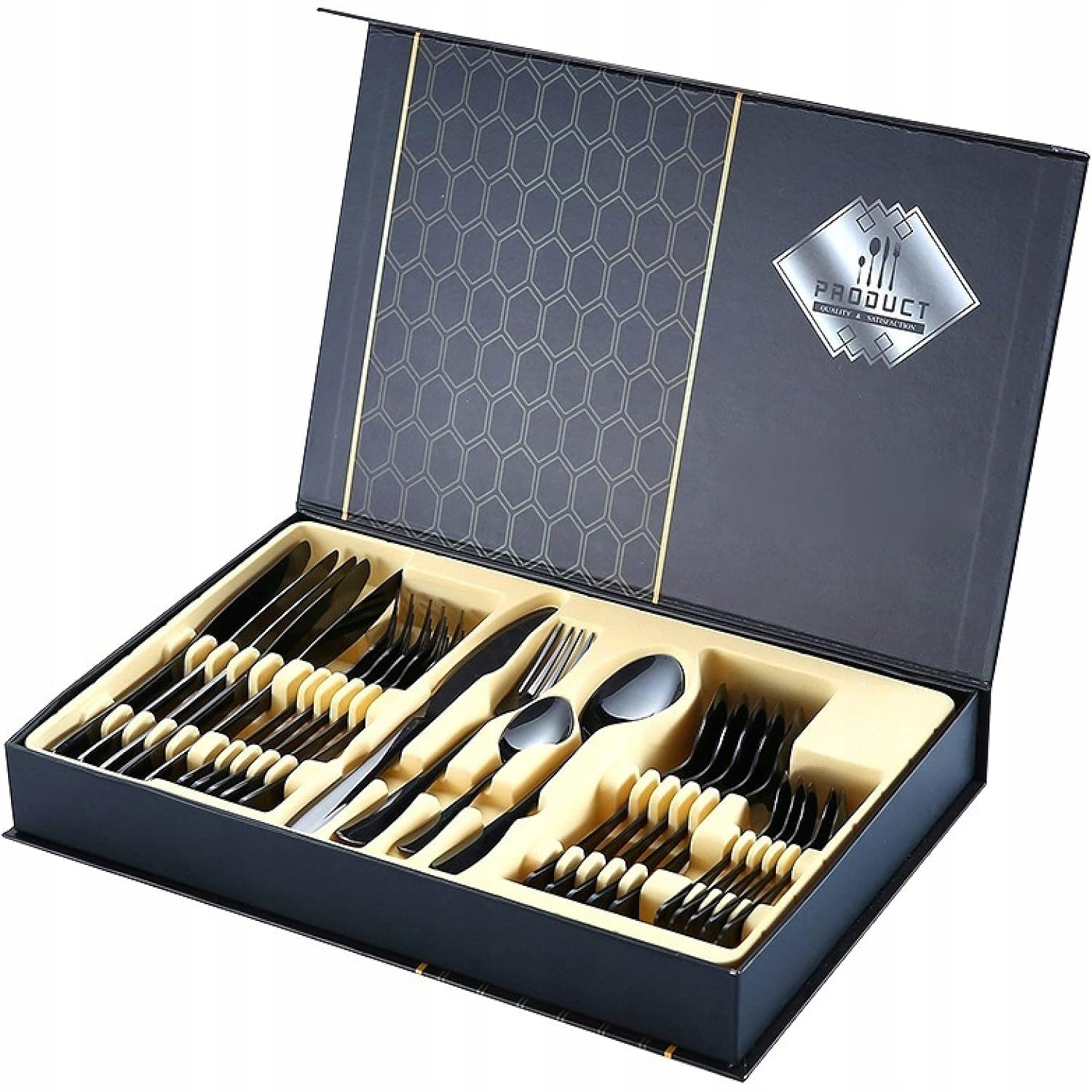 Sada Příborů Nerezová Ocel Pro 24 A 6 Osob