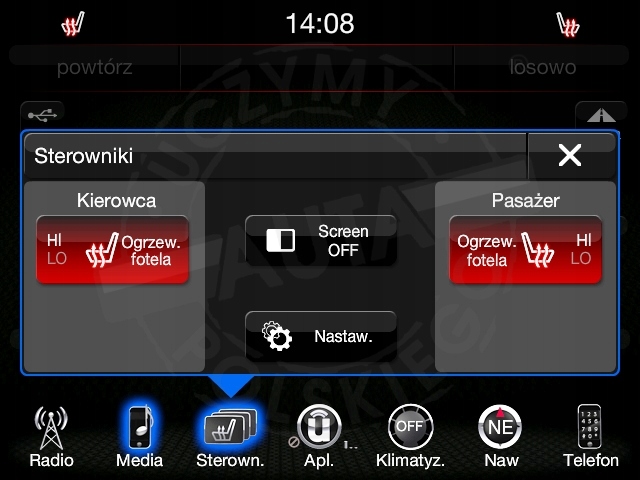 JEEP GRAND CHEROKEE UC84 POLSKIE MENU RADIO MAPA Nośnik inny