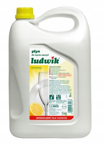 

Płyn Do Naczyń Ludwik Cytryna 5l