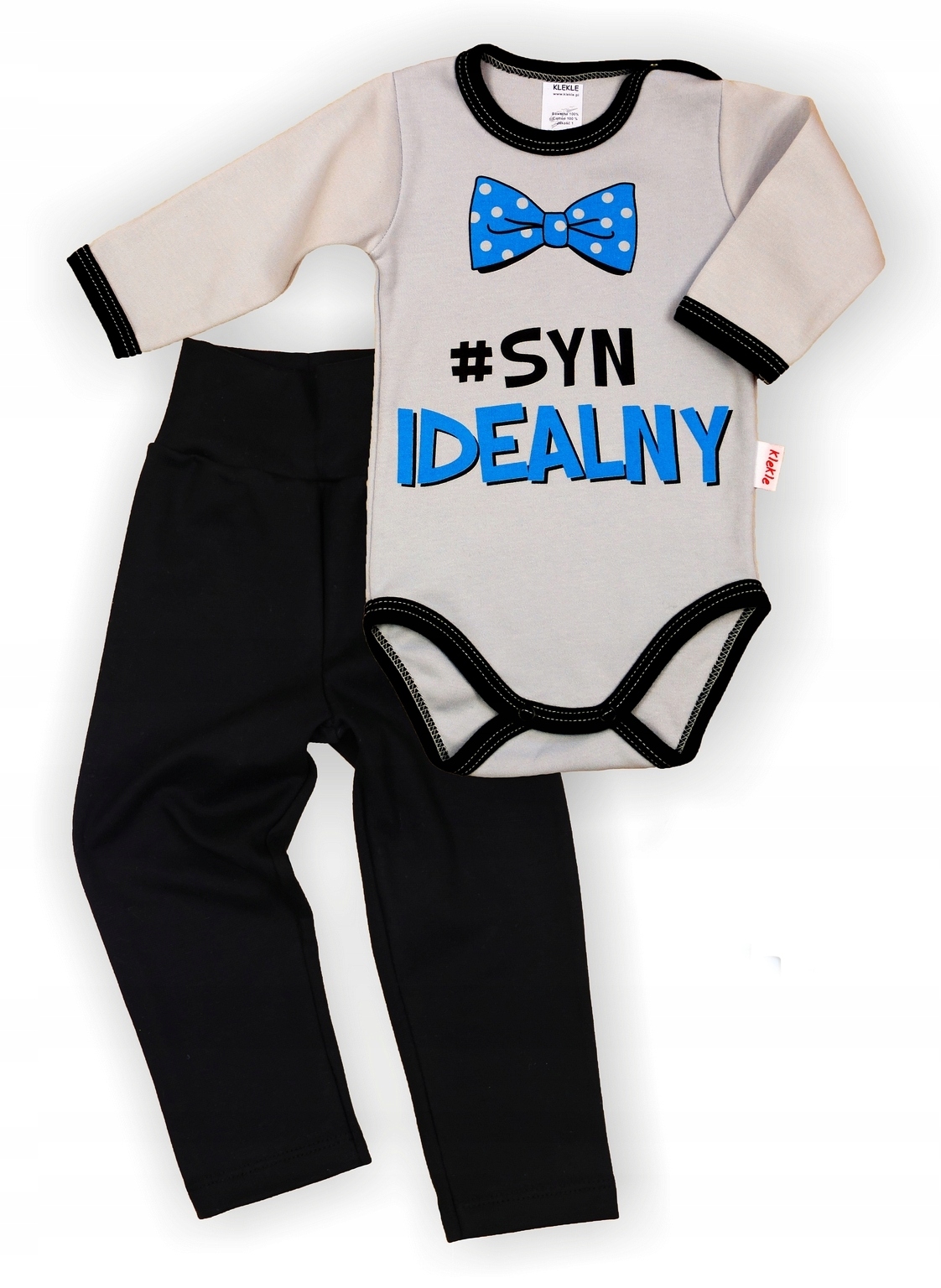 

Komplet Body Nadruk + Legginsy Wzory 80 Klekle
