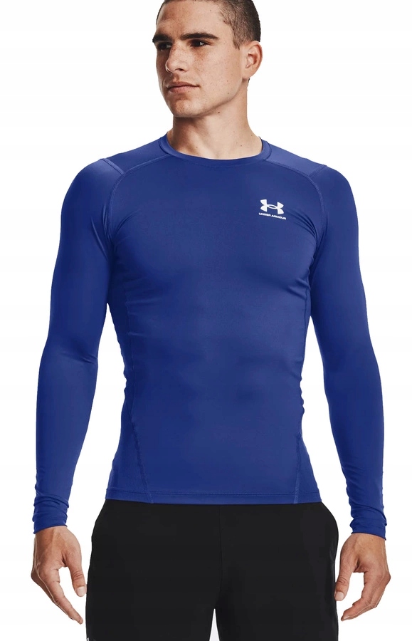 Koszulka męska Under Armour HeatGear Treningowa Niebieska r XL