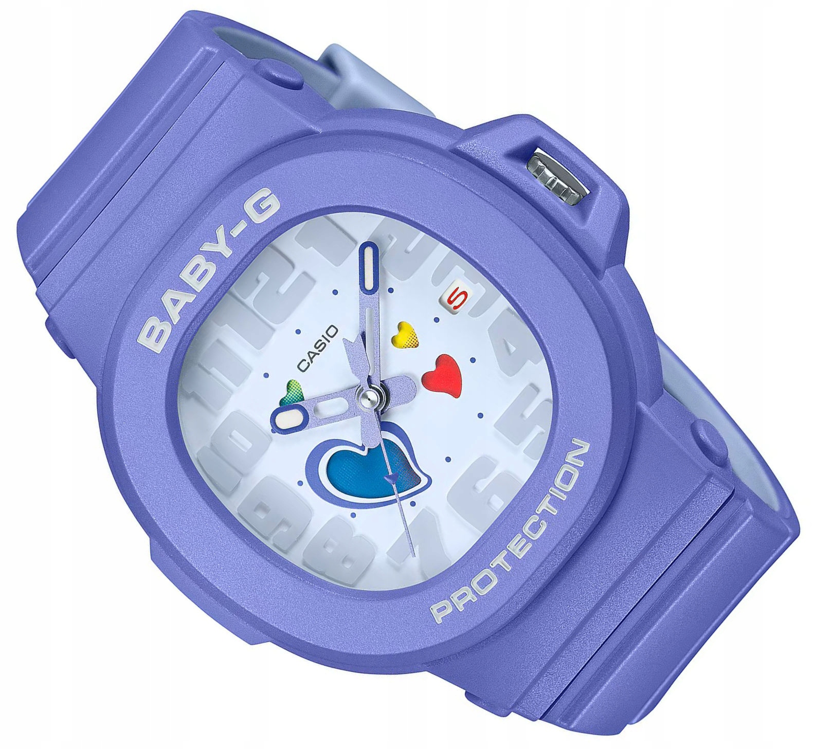 Fialové Dívčí Barevné Hodinky Casio Baby-g BGA-10-6AER Vodotěsné