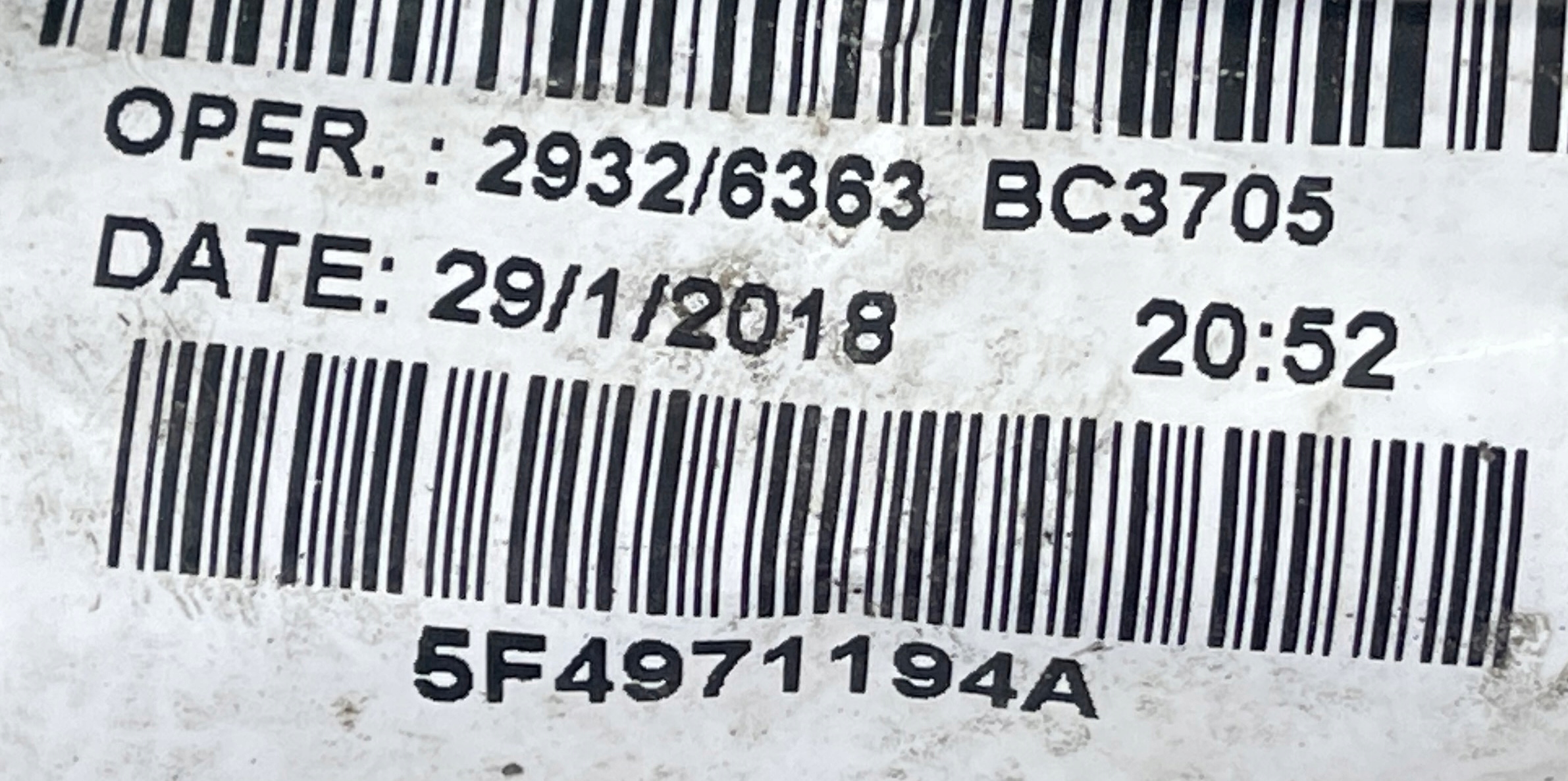 SEAT LEON III bundle CZUJNIKOW PDC rear part 5F4971194A