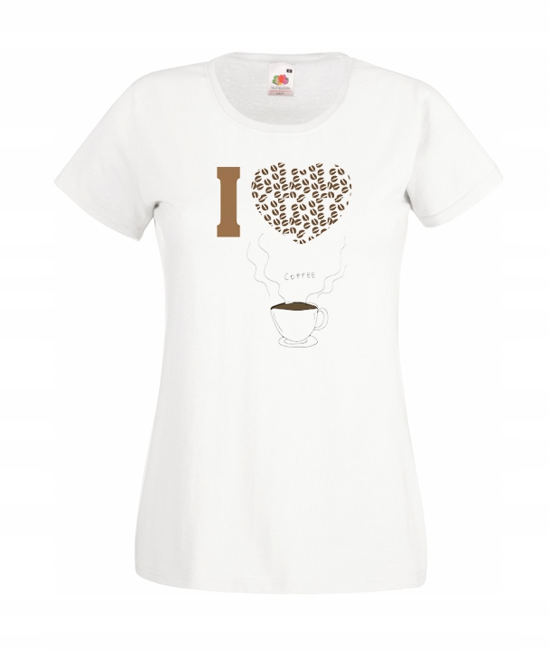 

S Koszulka Damska Kawa Coffee Espresso Latte