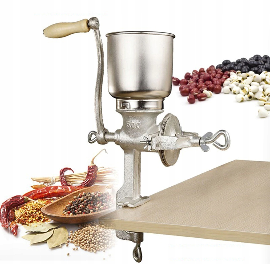 Mlýnek Na Zrno Šrotovník Na Mletí Obilí Ruční Litinový